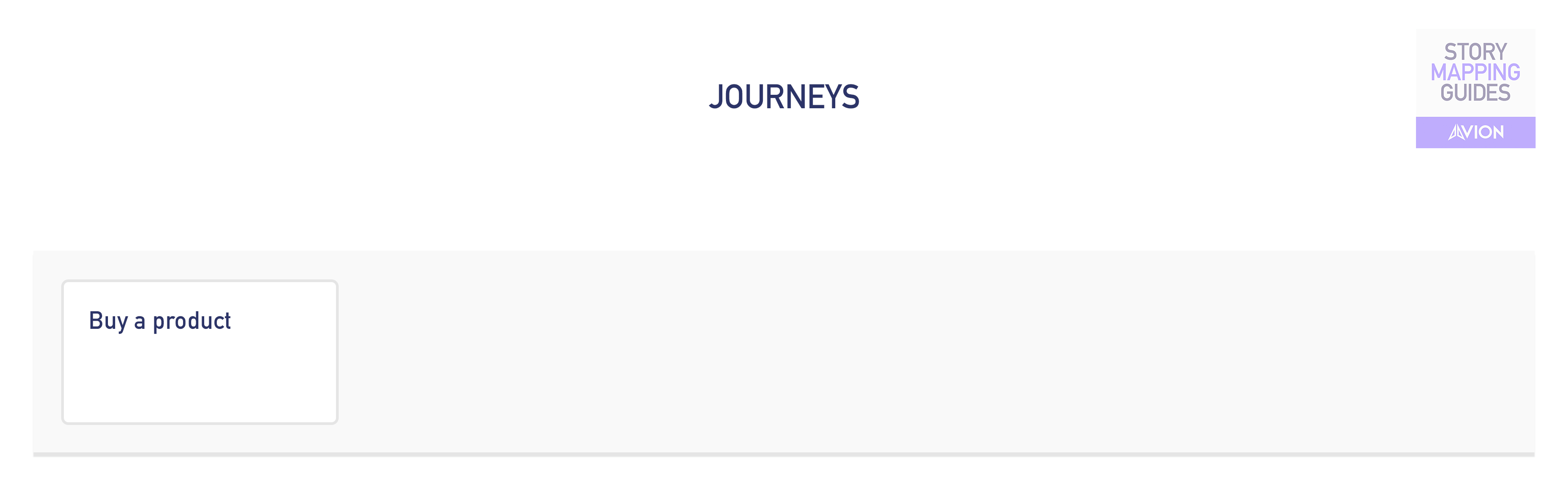 Our single journey. Simple so far, right?